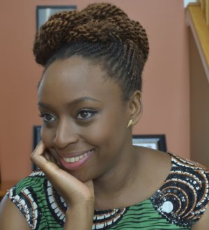 Novelist: Chimamanda Adichie in Afro Kinky Twist cornrows